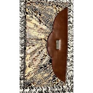 Miche Classic Raquel Brown Copper Giraffe Print Magnetic Changeable Purse Cover